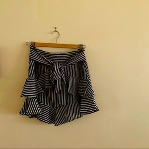 Ruffle mini skirt